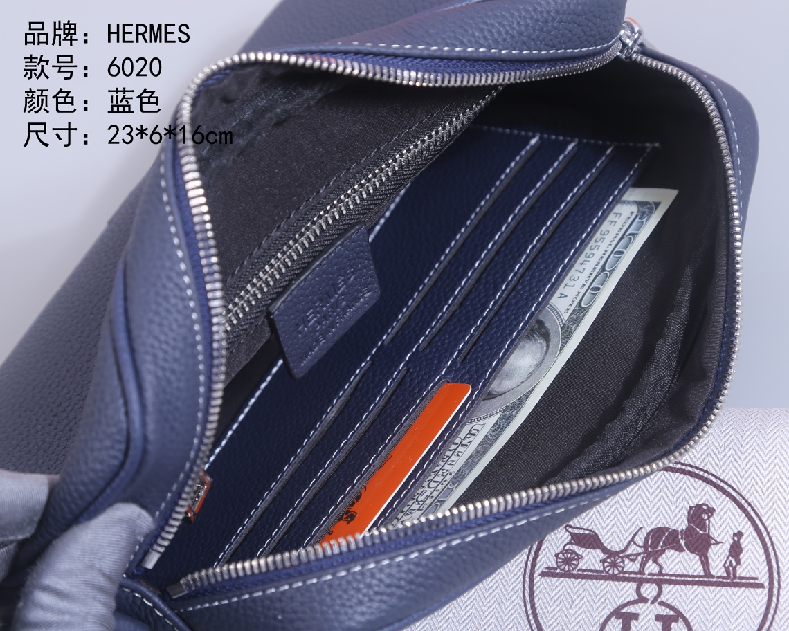 Cheap New Arrivals Hermes AAA quality Crossbody Bags for Men in 211934, $80 USD- [IB211934] - Replica Hermes AAA+++ Bags For Men
