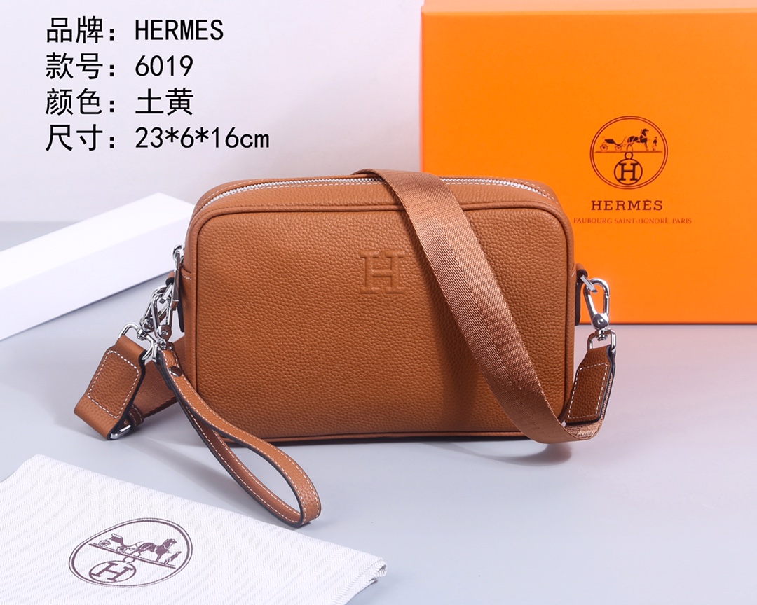 Cheap New Arrivals Hermes AAA quality Crossbody Bags for Men in 211935, $80 USD- [IB211935] - Replica Hermes AAA+++ Bags For Men
