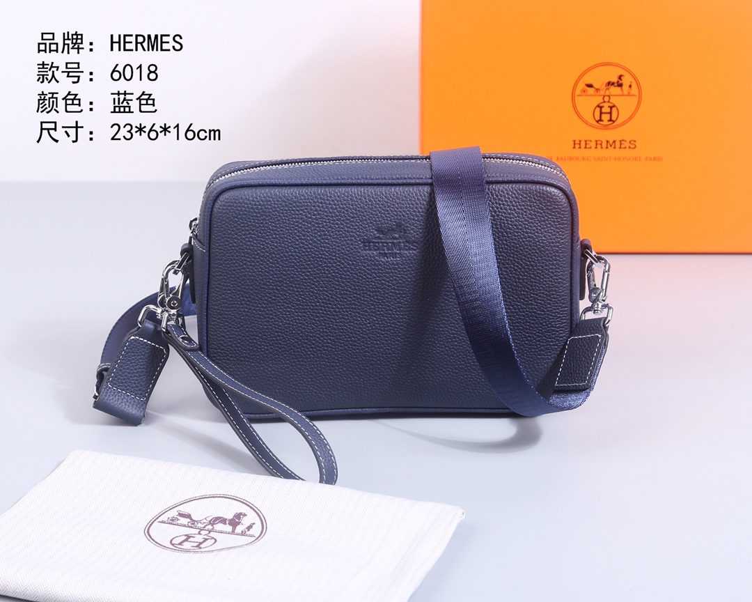 Cheap New Arrivals Hermes AAA quality Crossbody Bags for Men in 211936, $80 USD- [IB211936] - Replica Hermes AAA+++ Bags For Men