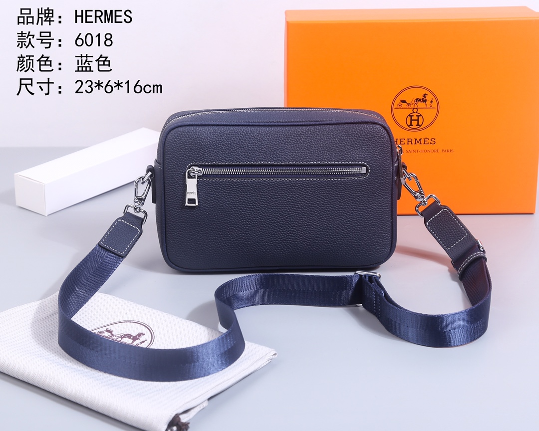 Cheap New Arrivals Hermes AAA quality Crossbody Bags for Men in 211936, $80 USD- [IB211936] - Replica Hermes AAA+++ Bags For Men