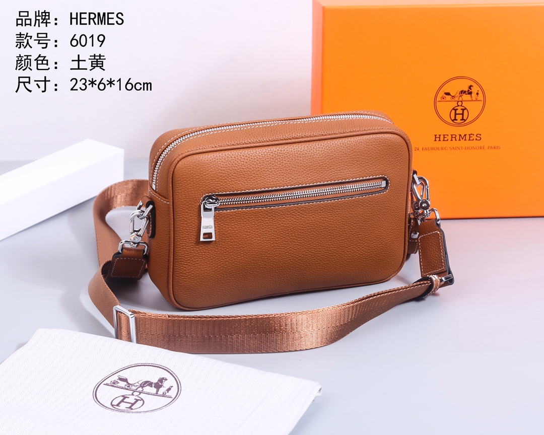 Cheap New Arrivals Hermes AAA quality Crossbody Bags for Men in 211937, $80 USD- [IB211937] - Replica Hermes AAA+++ Bags For Men