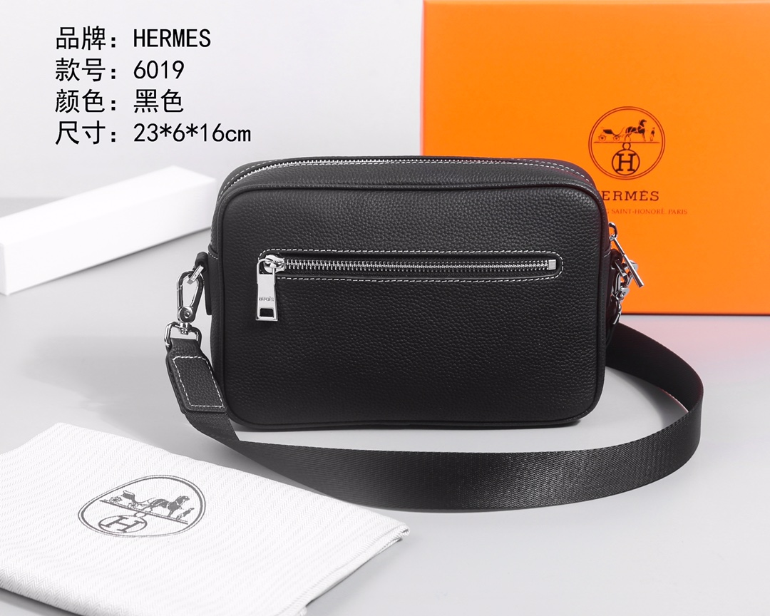 Cheap New Arrivals Hermes AAA quality Crossbody Bags for Men in 211938, $80 USD- [IB211938] - Replica Hermes AAA+++ Bags For Men