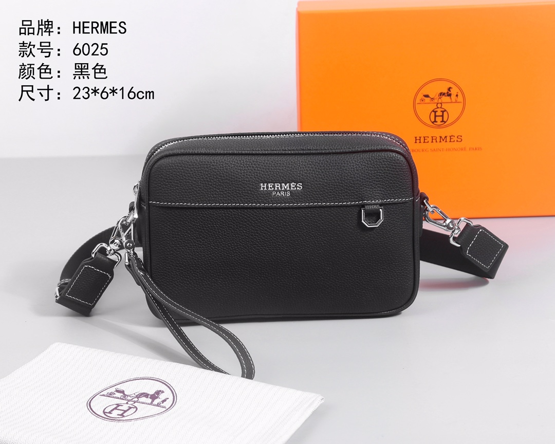 Cheap New Arrivals Hermes AAA quality Crossbody Bags for Men in 211939, $80 USD- [IB211939] - Replica Hermes AAA+++ Bags For Men