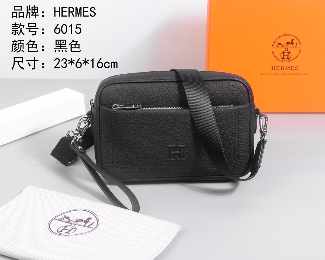 Cheap New Arrivals Hermes AAA quality Crossbody Bags for Men in 211940, $80 USD- [IB211940] - Replica Hermes AAA+++ Bags For Men