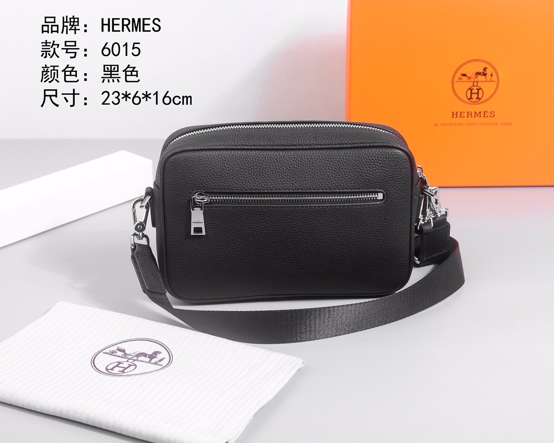 Cheap New Arrivals Hermes AAA quality Crossbody Bags for Men in 211940, $80 USD- [IB211940] - Replica Hermes AAA+++ Bags For Men