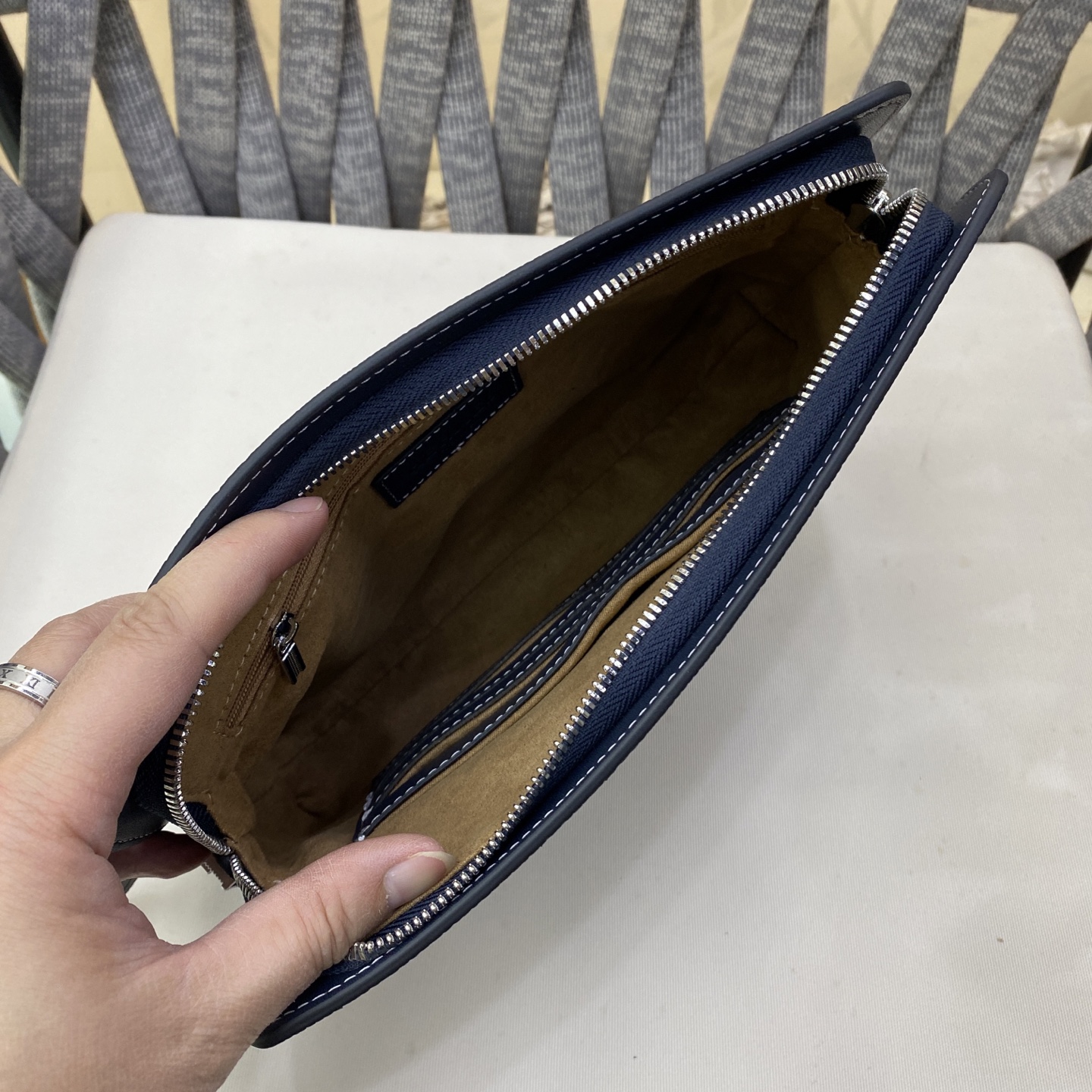 Cheap New Arrivals Hermes AAA quality Clutchs for Men in 211942, $75 USD- [IB211942] - Replica Hermes AAA+++ Bags For Men