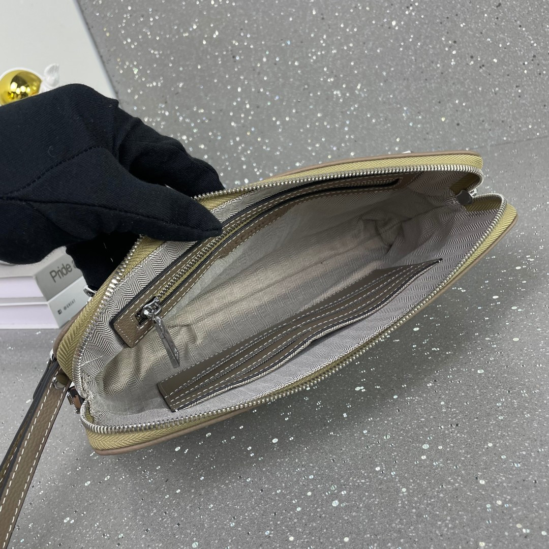 Cheap New Arrivals Hermes AAA quality Clutchs for Men in 211943, $75 USD- [IB211943] - Replica Hermes AAA+++ Bags For Men