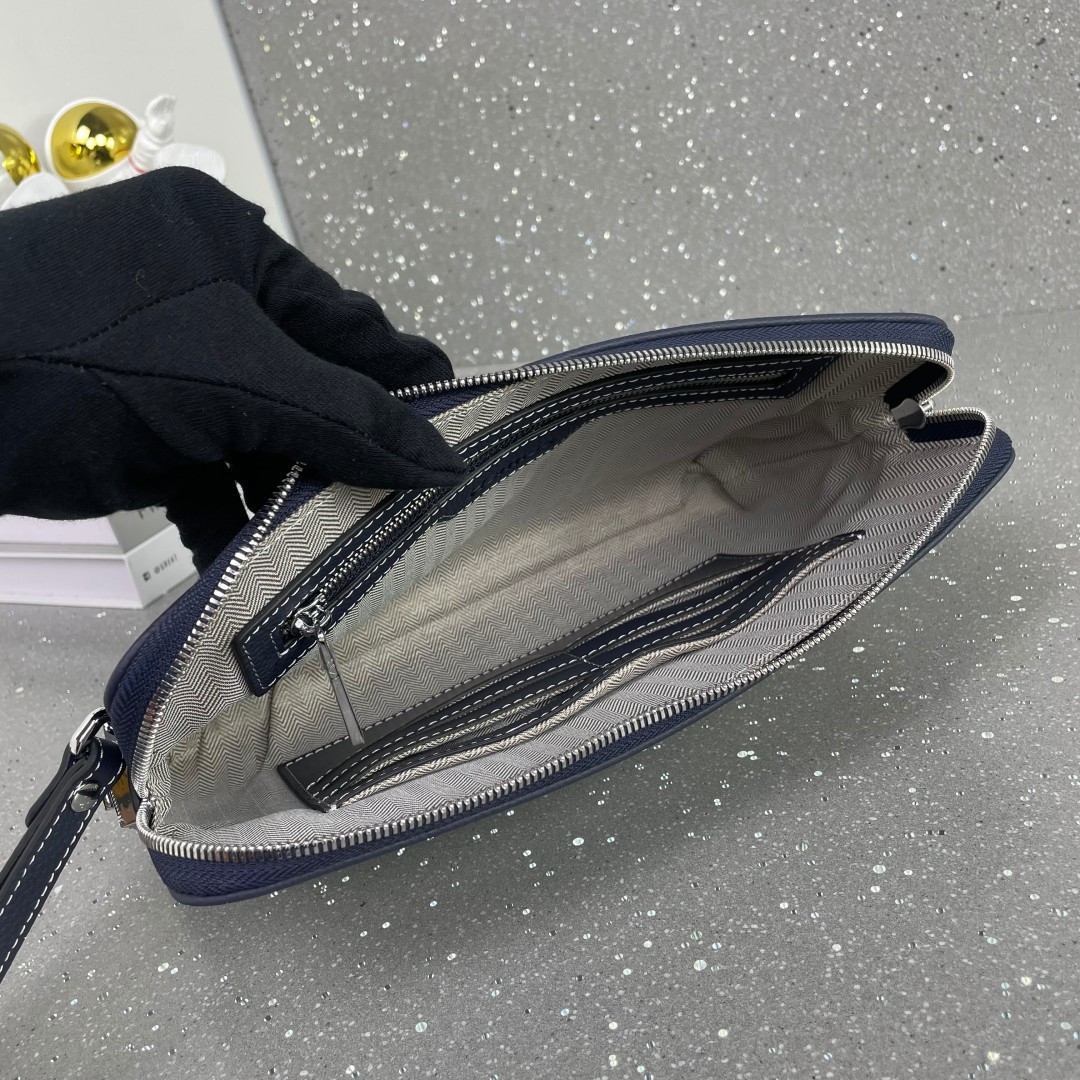 Cheap New Arrivals Hermes AAA quality Clutchs for Men in 211944, $75 USD- [IB211944] - Replica Hermes AAA+++ Bags For Men