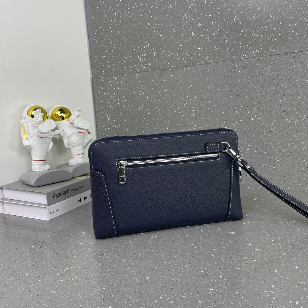 Cheap New Arrivals Hermes AAA quality Clutchs for Men in 211944, $75 USD- [IB211944] - Replica Hermes AAA+++ Bags For Men
