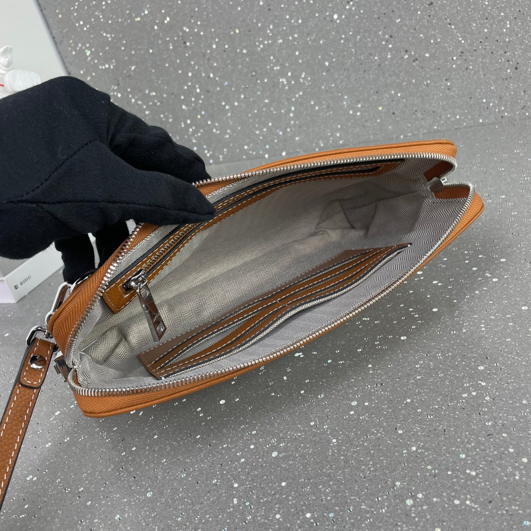 Cheap New Arrivals Hermes AAA quality Clutchs for Men in 211945, $75 USD- [IB211945] - Replica Hermes AAA+++ Bags For Men