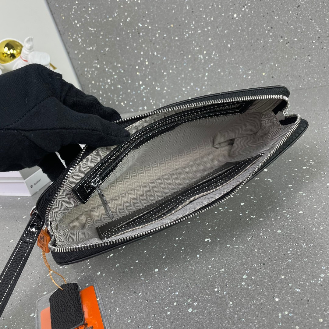 Cheap New Arrivals Hermes AAA quality Clutchs for Men in 211946, $75 USD- [IB211946] - Replica Hermes AAA+++ Bags For Men