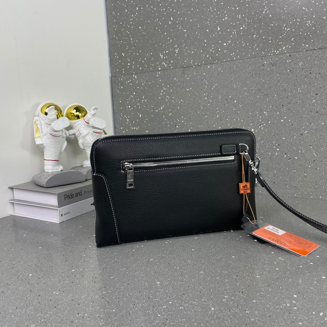 Cheap New Arrivals Hermes AAA quality Clutchs for Men in 211946, $75 USD- [IB211946] - Replica Hermes AAA+++ Bags For Men