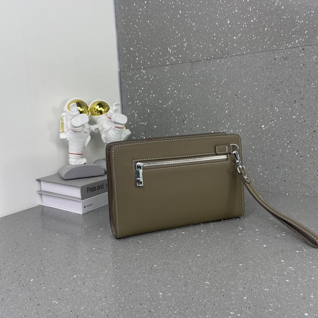 Cheap New Arrivals Hermes AAA quality Clutchs for Men in 211947, $75 USD- [IB211947] - Replica Hermes AAA+++ Bags For Men