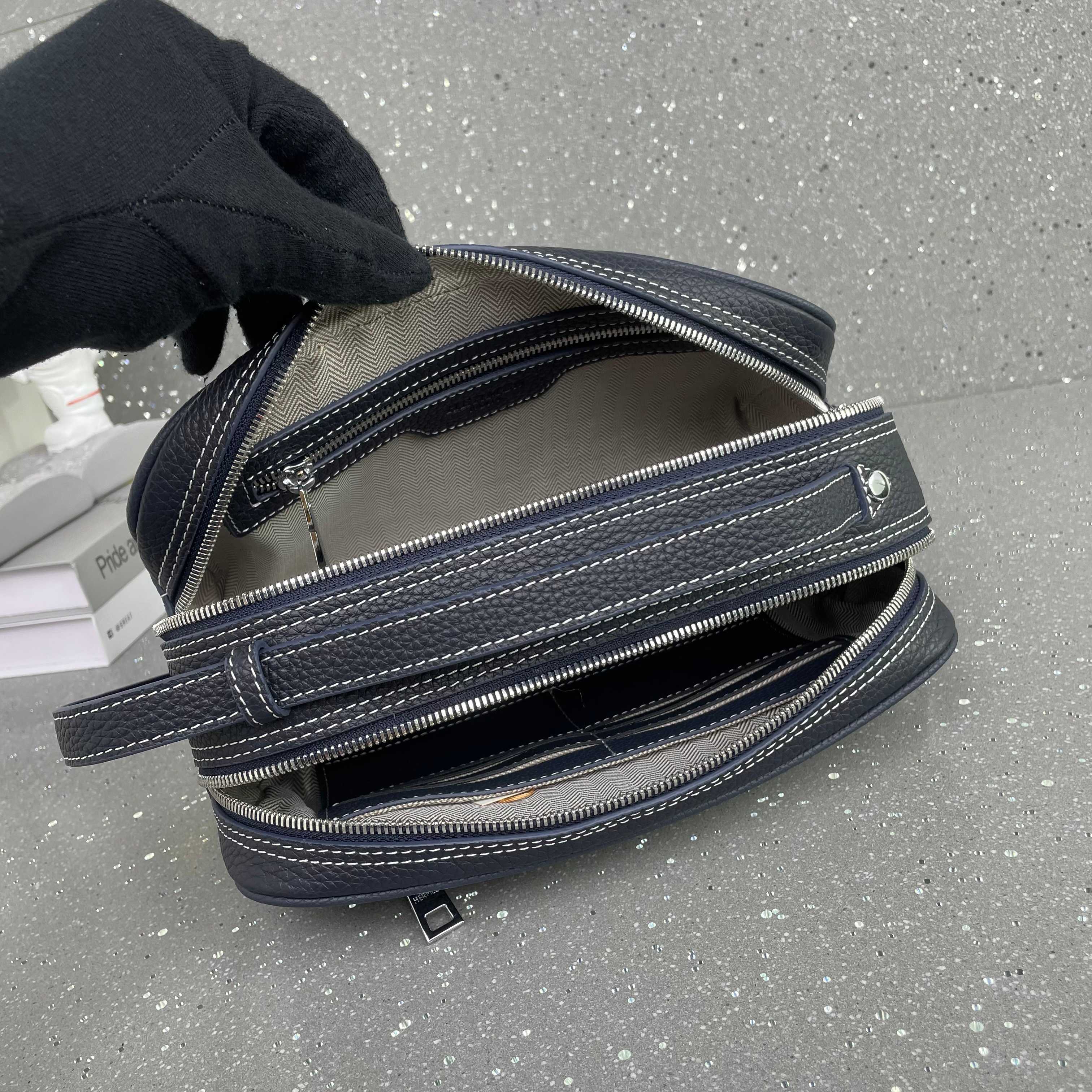 Cheap New Arrivals Hermes AAA quality Clutchs for Men in 211950, $75 USD- [IB211950] - Replica Hermes AAA+++ Bags For Men
