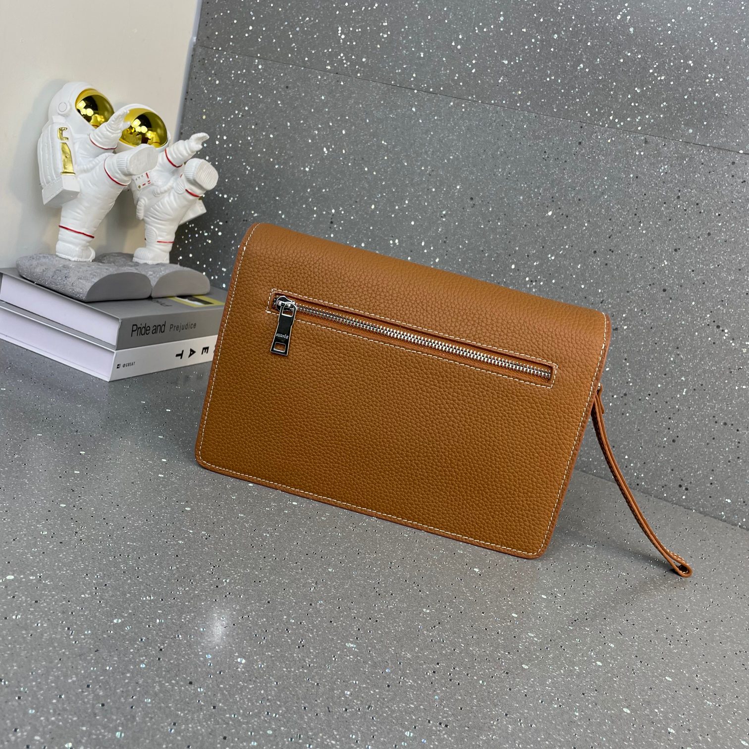 Cheap New Arrivals Hermes AAA quality Clutchs for Men in 211963, $75 USD- [IB211963] - Replica Hermes AAA+++ Bags For Men