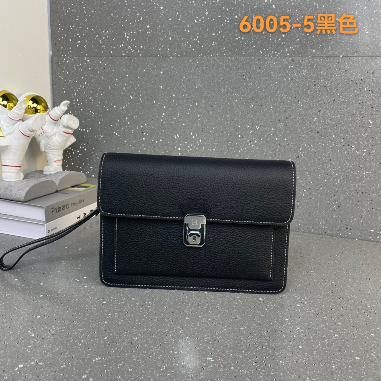 Cheap New Arrivals Hermes AAA quality Clutchs for Men in 211965, $75 USD- [IB211965] - Replica Hermes AAA+++ Bags For Men