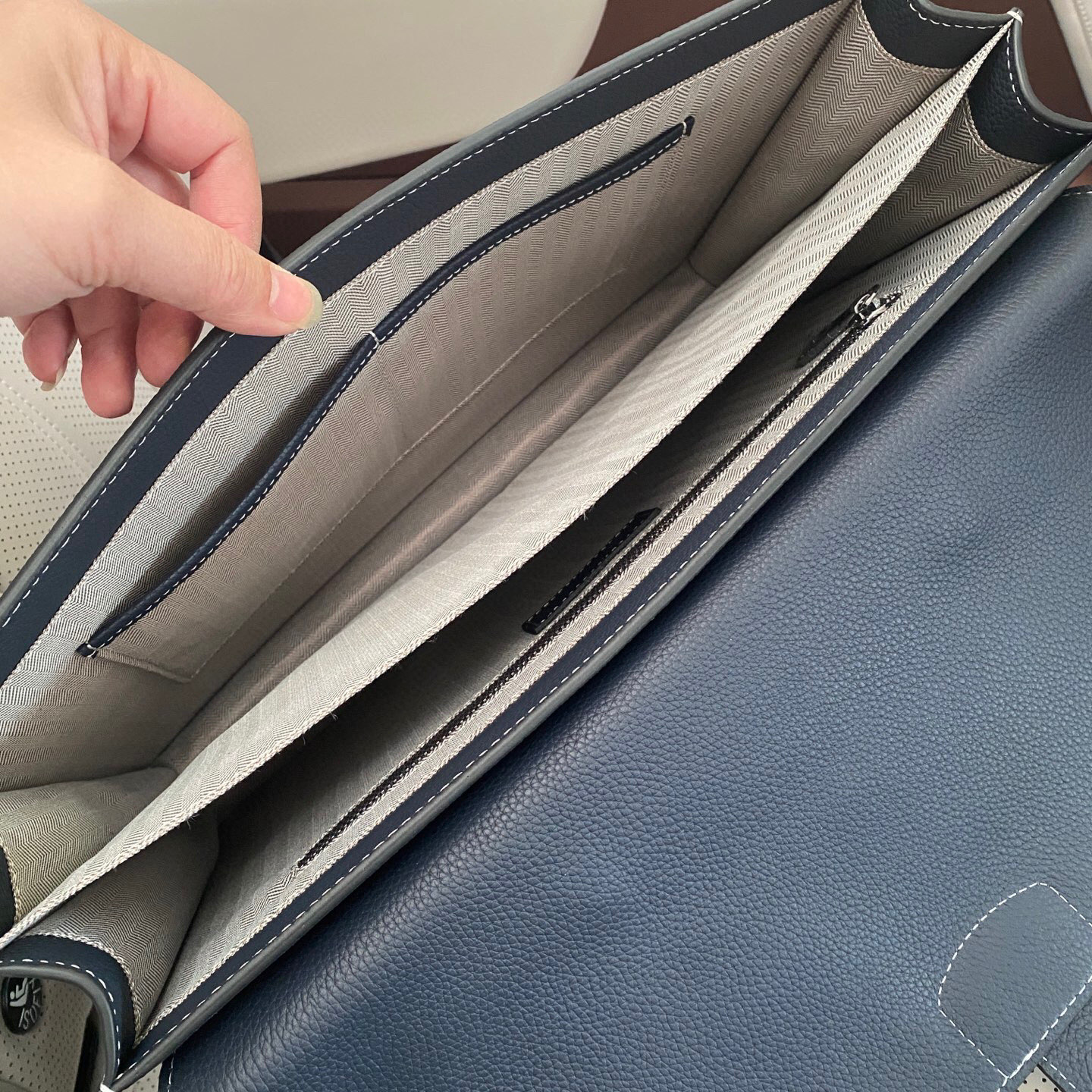 Cheap New Arrivals Hermes AAA quality Briefcase for Men in 211975, $110 USD- [IB211975] - Replica Hermes AAA+++ Bags For Men