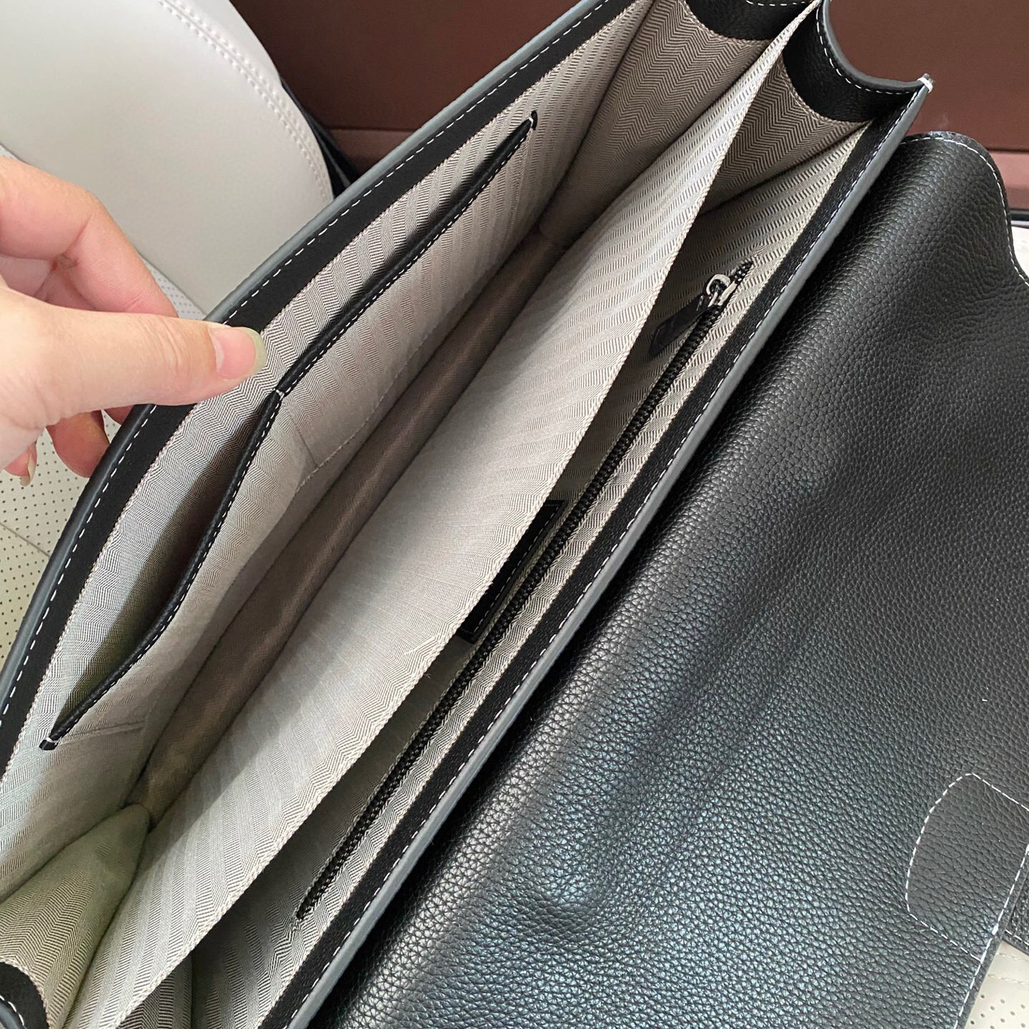 Cheap New Arrivals Hermes AAA quality Briefcase for Men in 211976, $110 USD- [IB211976] - Replica Hermes AAA+++ Bags For Men