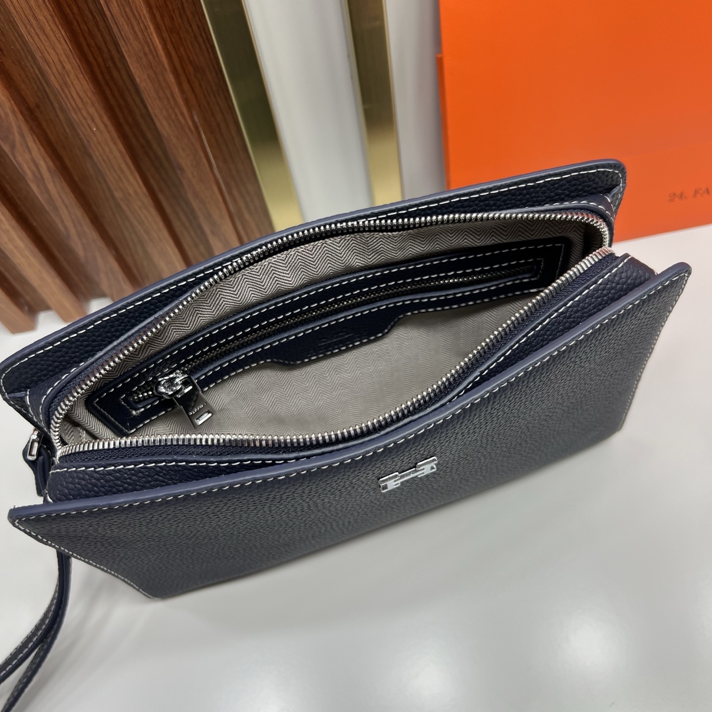 Cheap New Arrivals Hermes AAA quality Handbag for Men in 211981, $80 USD- [IB211981] - Replica Hermes AAA+++ Bags For Men