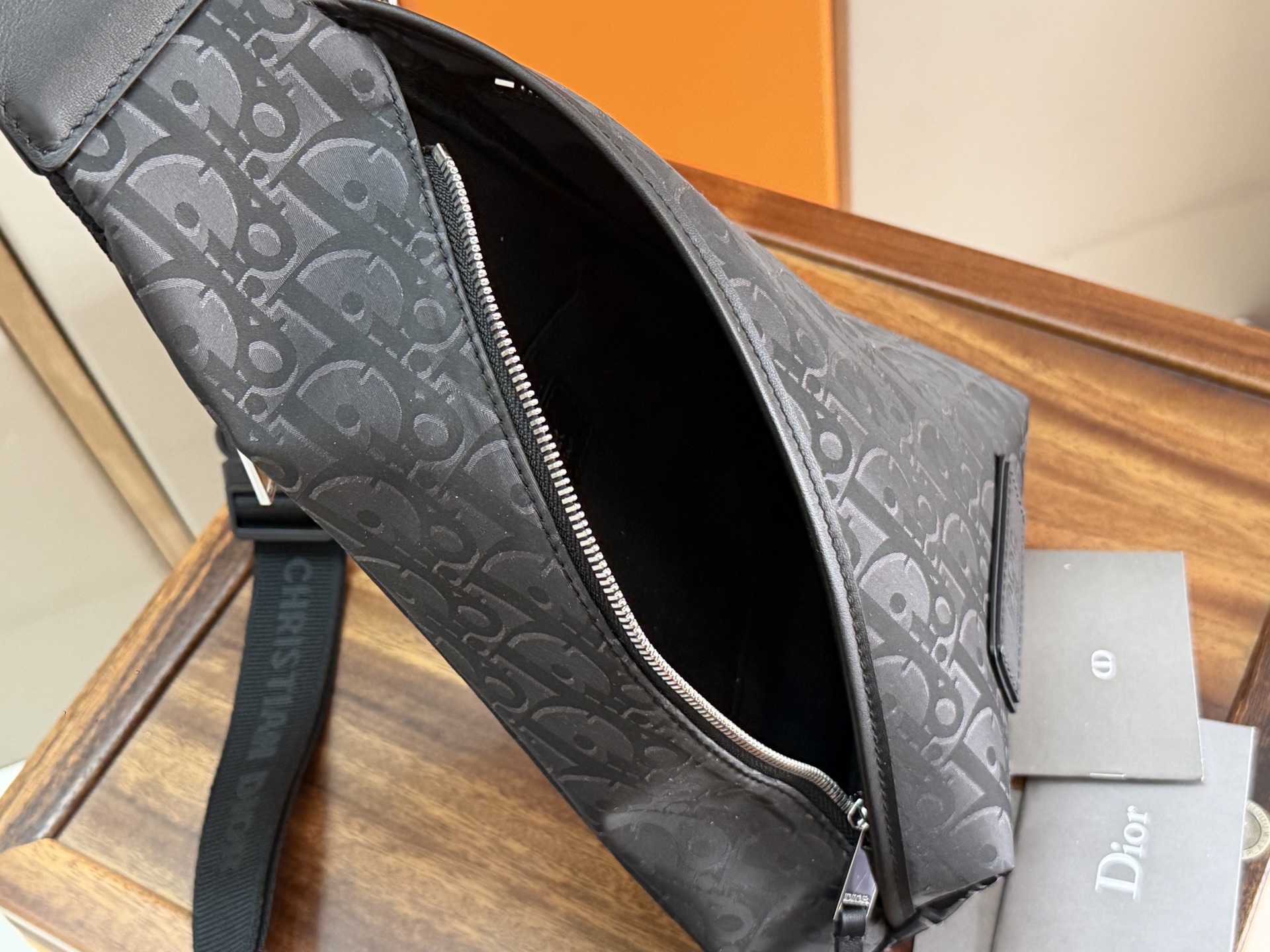 Cheap New Dior AAA Quality Men's Zipper Shoulder Bag in 212002, $95 USD- [IB212002] - Replica Dior AAA quality Bags For Men