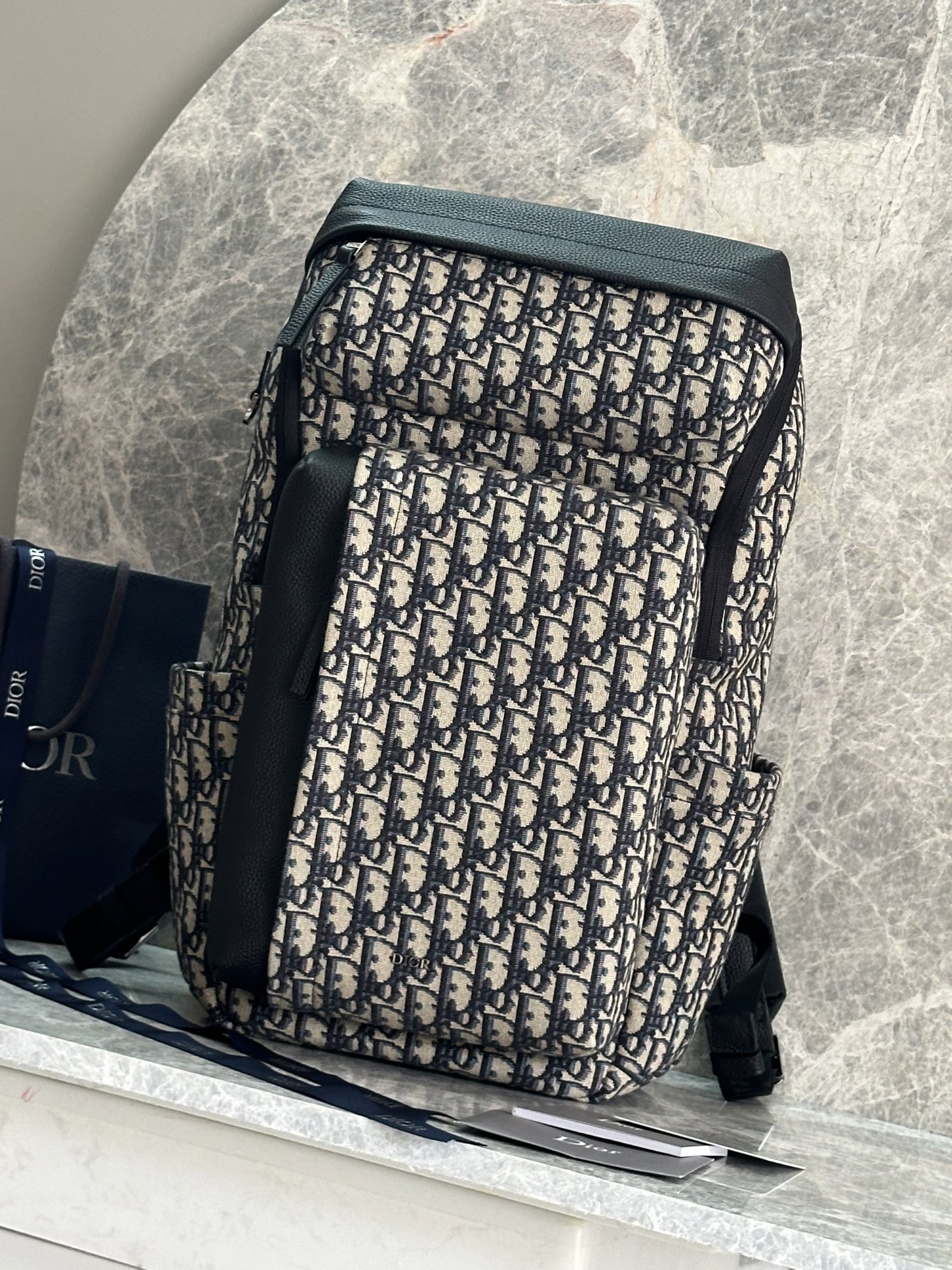 Cheap New Dior AAA-quality men's zipper backpack in 212022, $260 USD- [IB212022] - Replica Dior AAA quality Bags For Men
