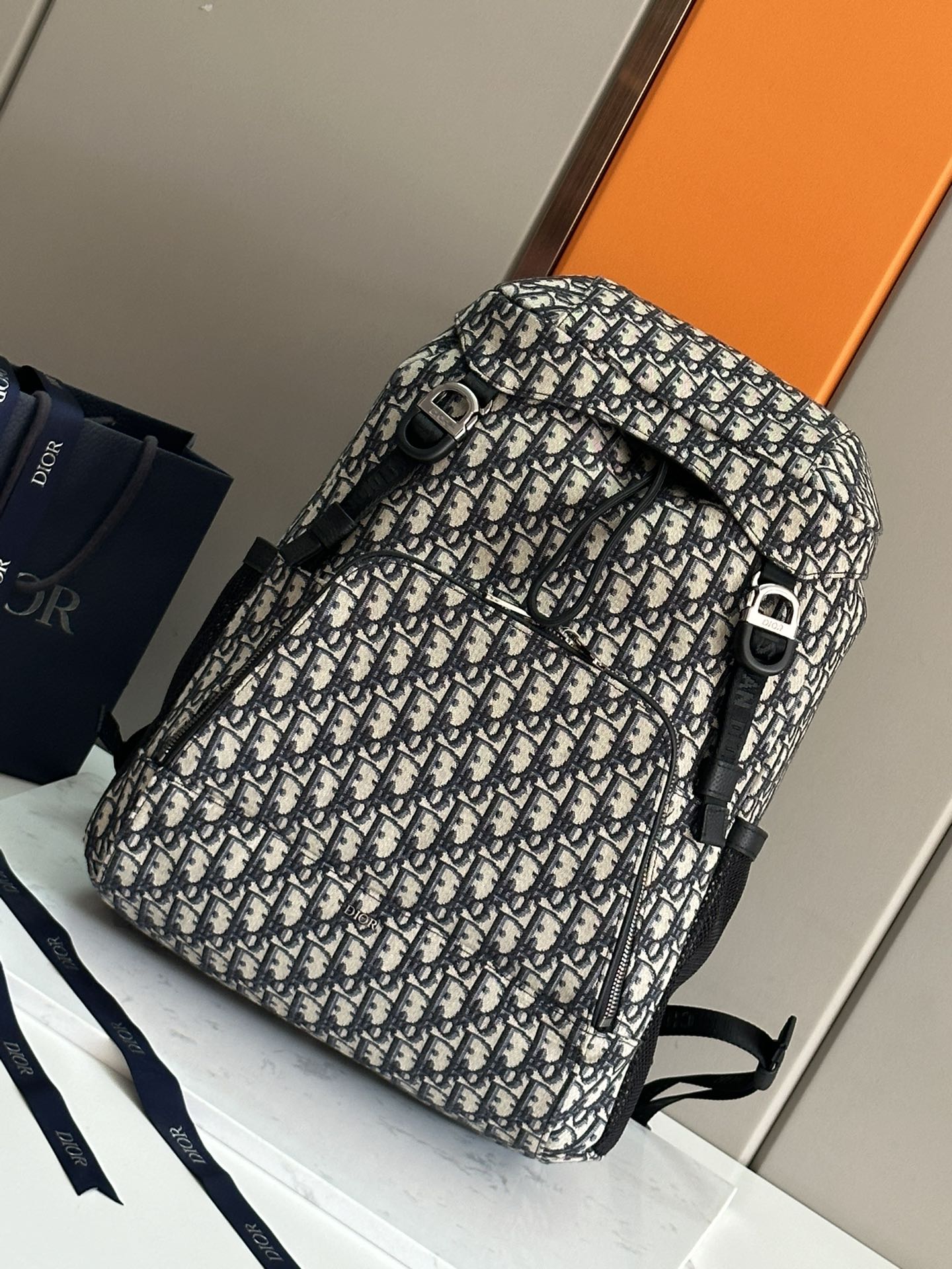 Cheap New Dior AAA-quality men's zipper backpack in 212024, $265 USD- [IB212024] - Replica Dior AAA quality Bags For Men