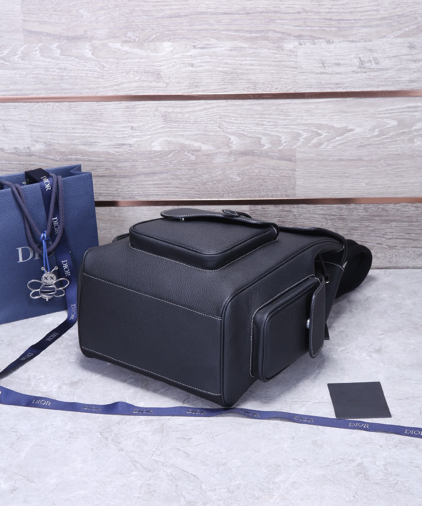 Cheap New Dior AAA-quality men's saddle-style backpack with two shoulder straps in 212025, $265 USD- [IB212025] - Replica Dior AAA quality Bags For Men