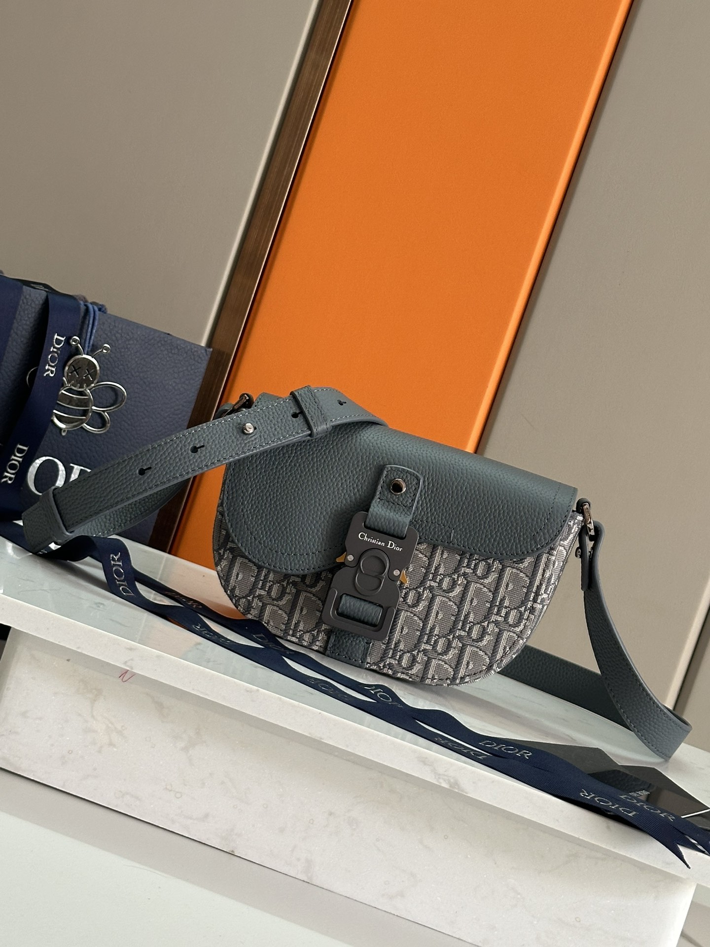Cheap New Dior AAA-quality men's saddle handbag in 212028, $95 USD- [IB212028] - Replica Dior AAA quality Bags For Men
