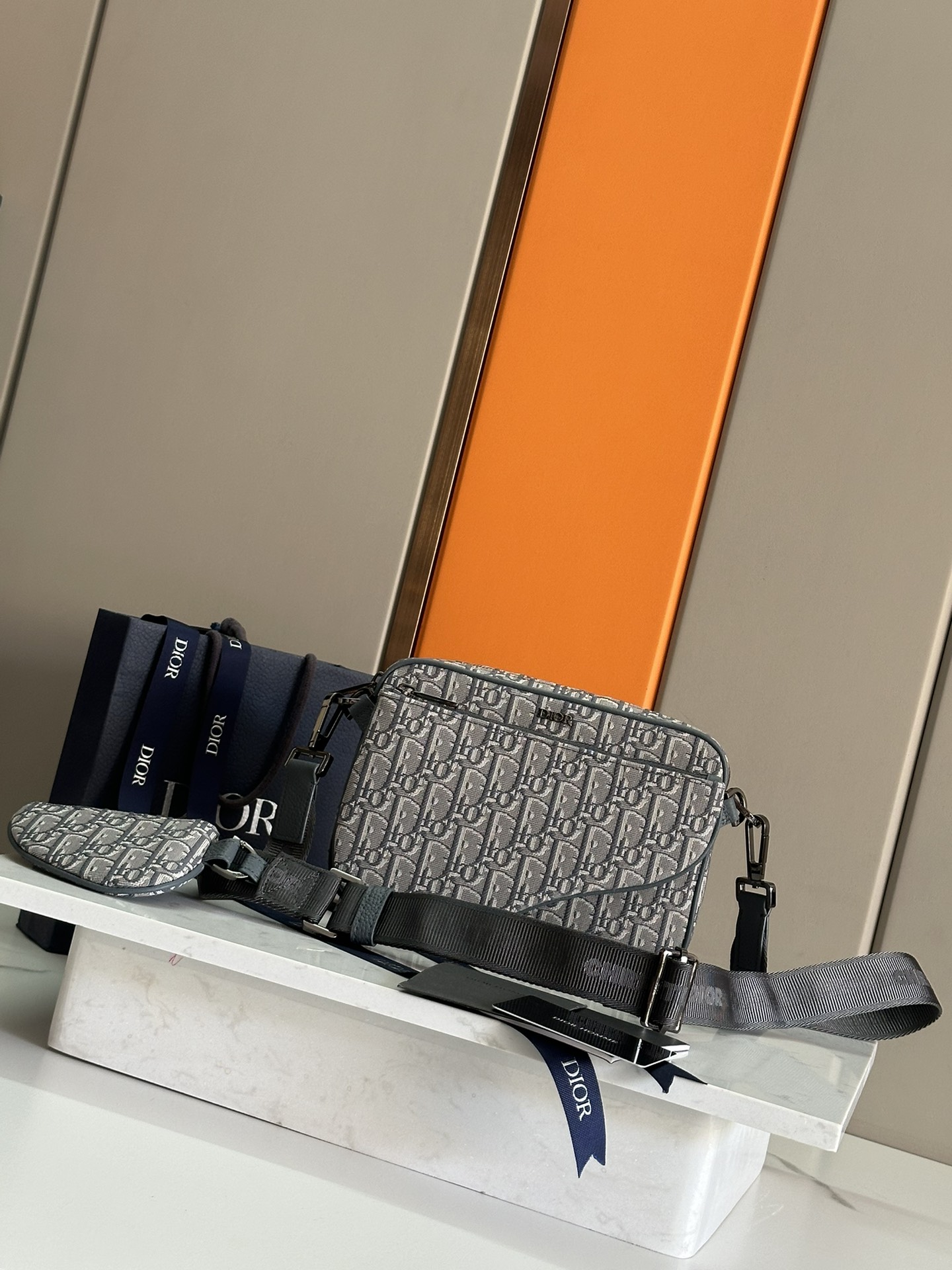 Cheap New Dior AAA-level men's crossbody bag in 212029, $95 USD- [IB212029] - Replica Dior AAA quality Bags For Men
