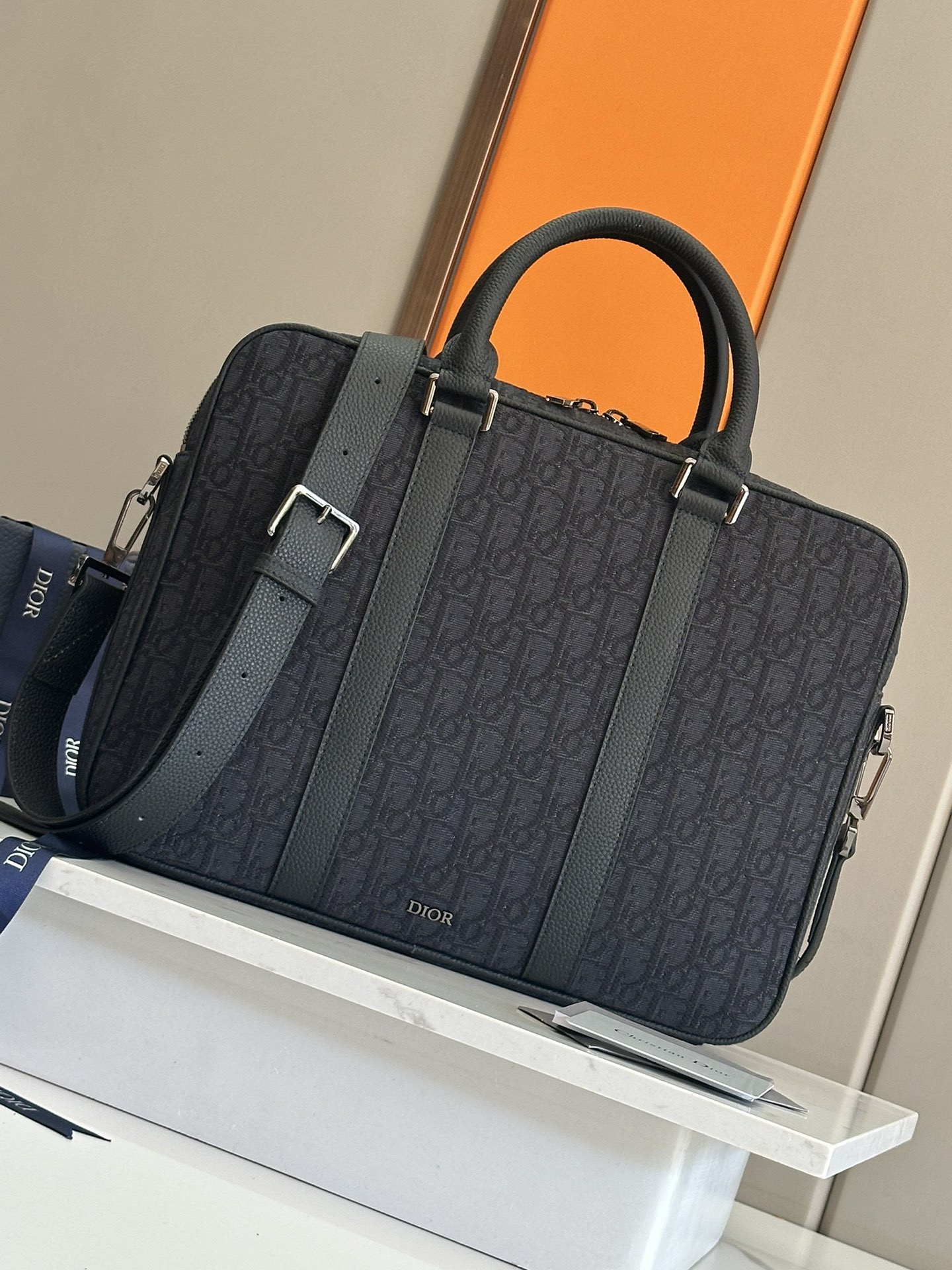 Cheap New Dior AAA-Class Men's Briefcase in 212056, $110 USD- [IB212056] - Replica Dior AAA quality Bags For Men