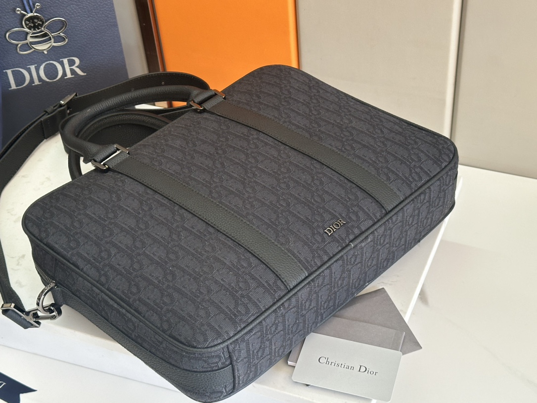 Cheap New Dior AAA-Class Men's Briefcase in 212056, $110 USD- [IB212056] - Replica Dior AAA quality Bags For Men