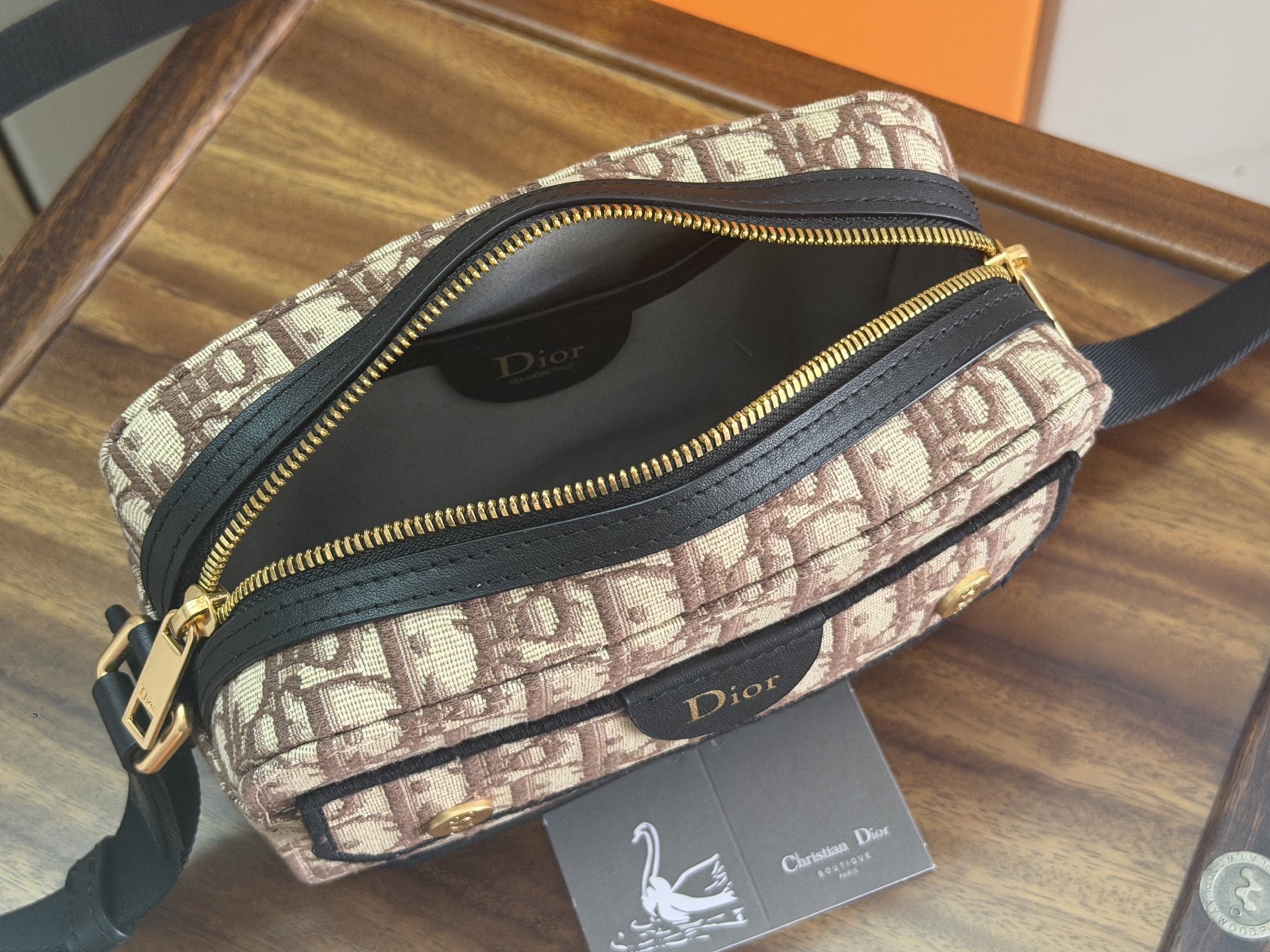 Cheap New Dior AAA-level men's zipper messenger bag in 212061, $110 USD- [IB212061] - Replica Dior AAA quality Bags For Men