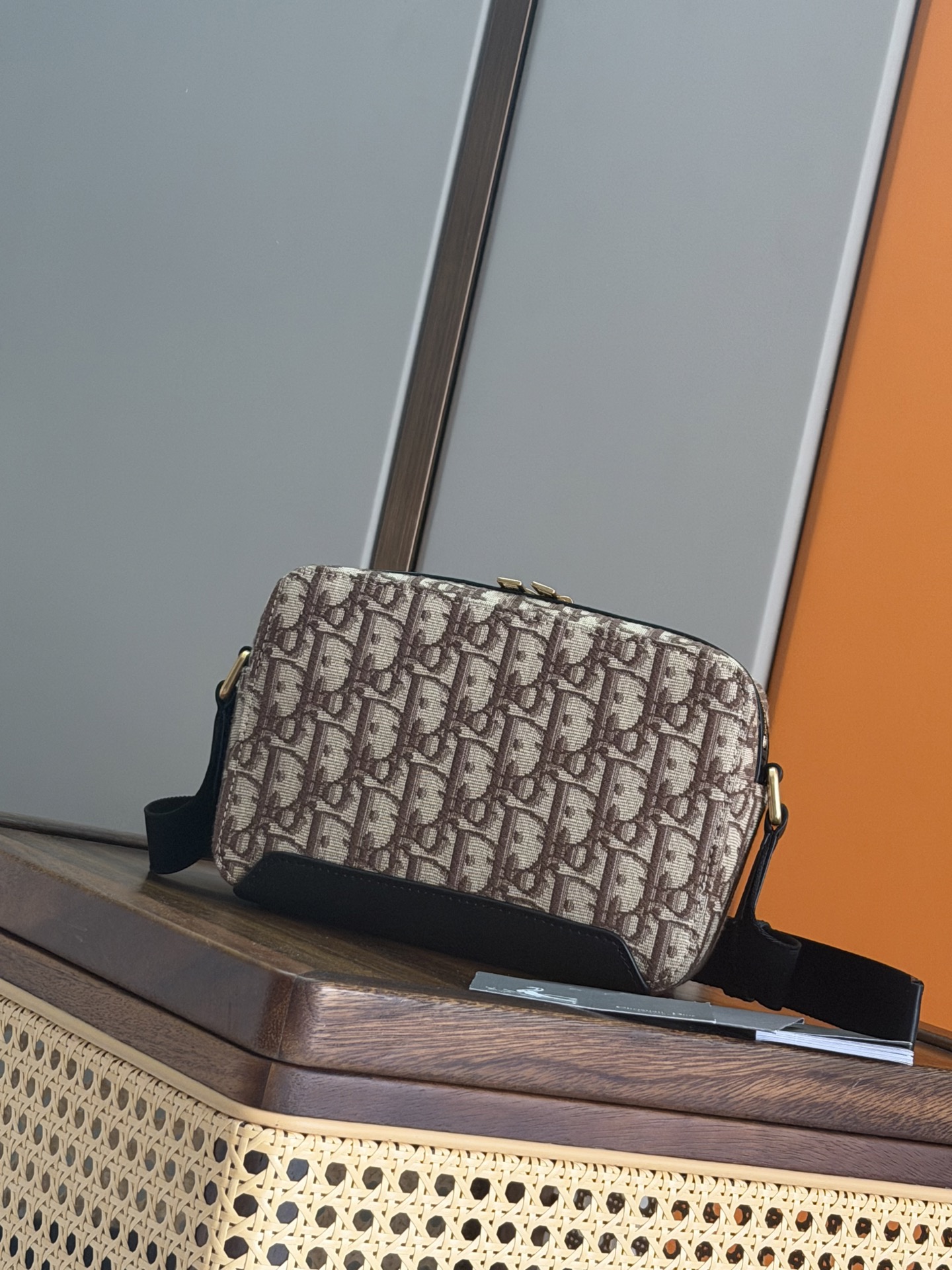 Cheap New Dior AAA-level men's zipper messenger bag in 212061, $110 USD- [IB212061] - Replica Dior AAA quality Bags For Men