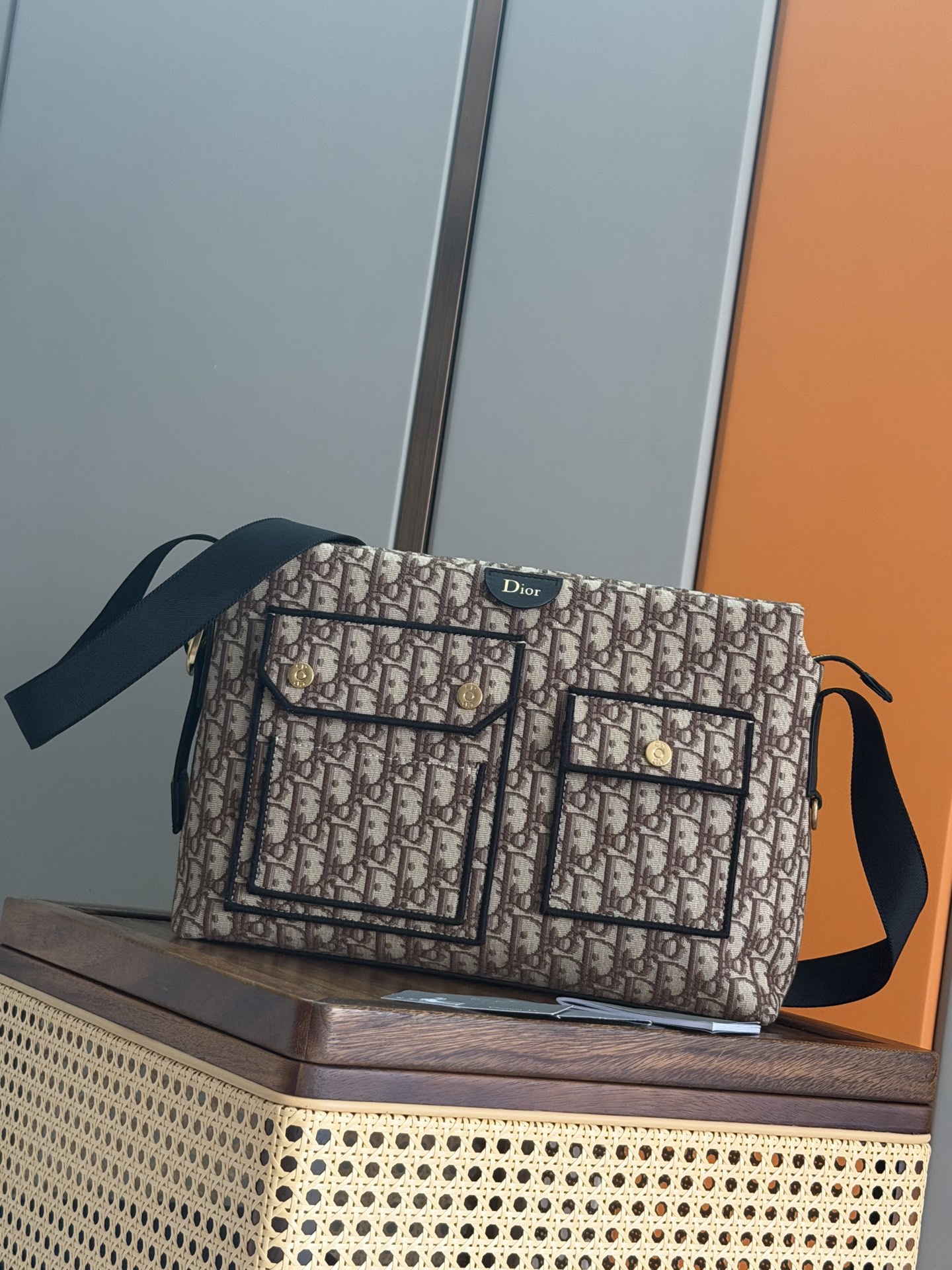 Cheap New Dior AAA-level men's crossbody bag in 212065, $115 USD- [IB212065] - Replica Dior AAA quality Bags For Men