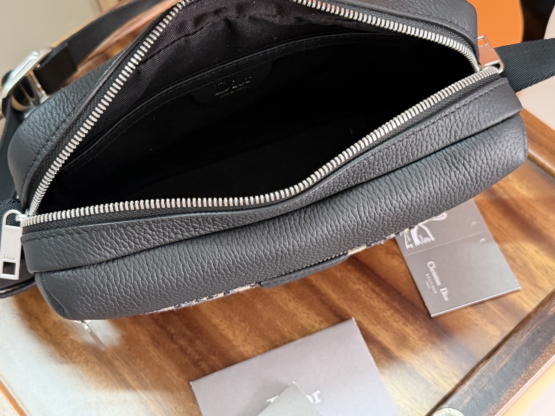 Cheap New Dior AAA-level men's zipper messenger bag in 212074, $95 USD- [IB212074] - Replica Dior AAA quality Bags For Men
