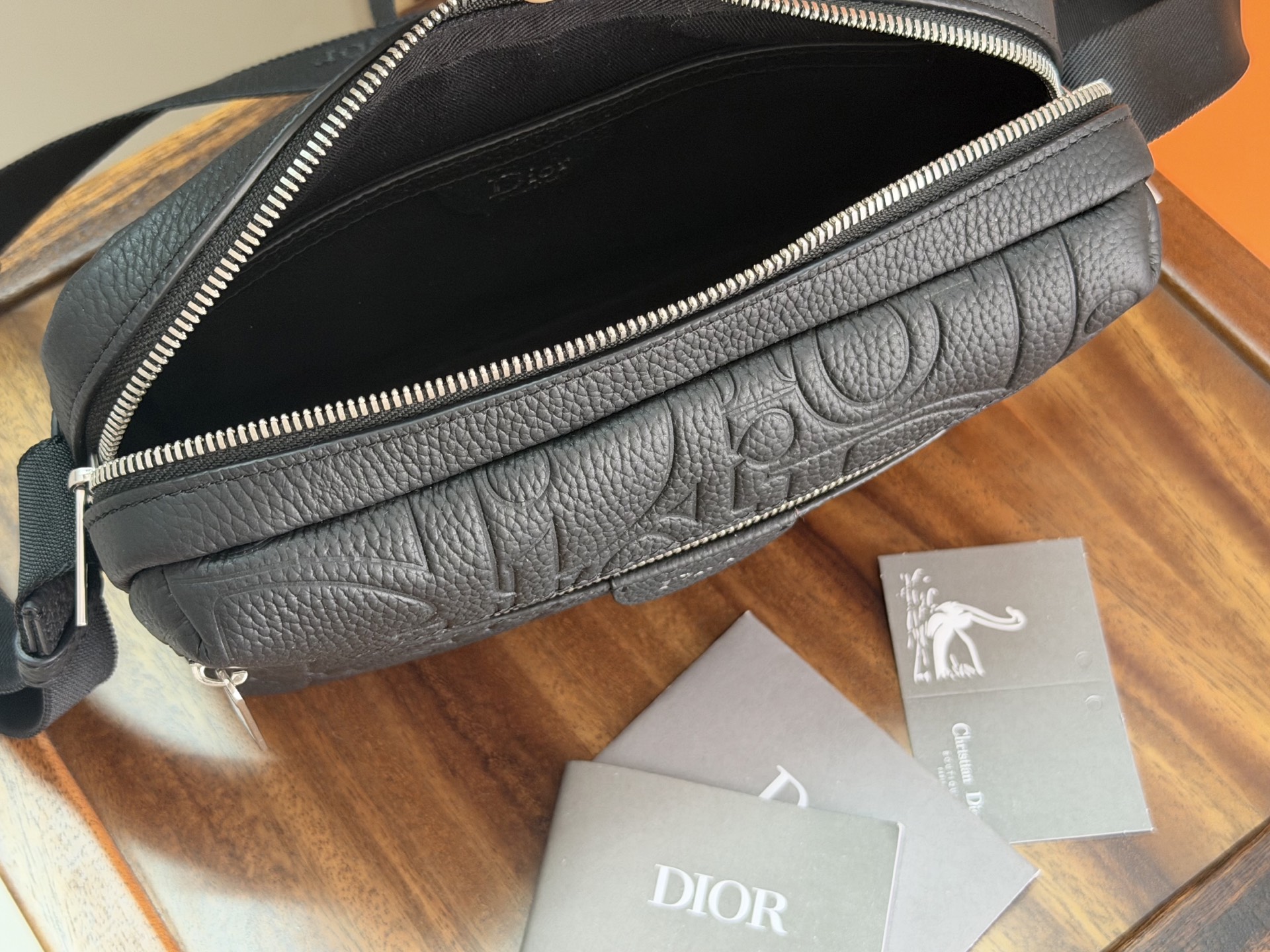 Cheap New Dior AAA-level men's zipper messenger bag in 212075, $95 USD- [IB212075] - Replica Dior AAA quality Bags For Men