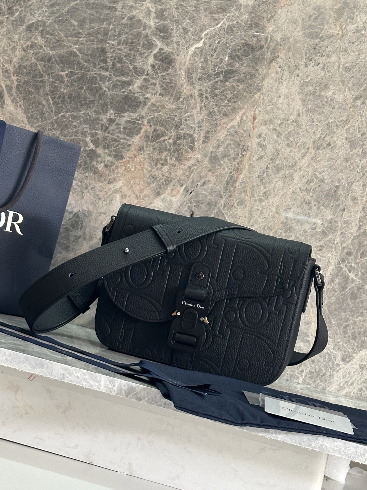 Cheap New Dior AAA-level men's crossbody bag in 212079, $105 USD- [IB212079] - Replica Dior AAA quality Bags For Men