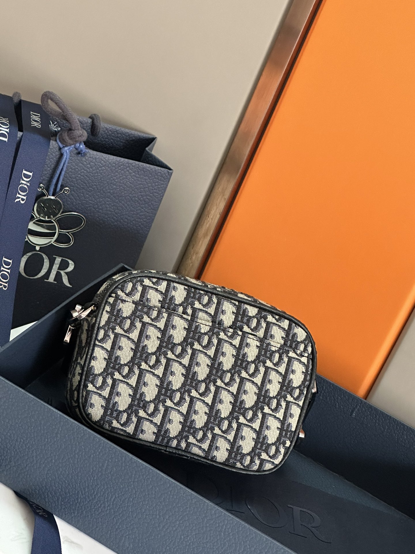 Cheap New Dior AAA-level men's crossbody bag in 212097, $95 USD- [IB212097] - Replica Dior AAA quality Bags For Men