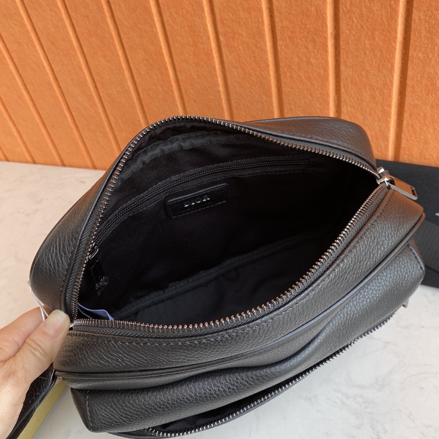 Cheap New Dior AAA-level men's crossbody bag in 212098, $95 USD- [IB212098] - Replica Dior AAA quality Bags For Men