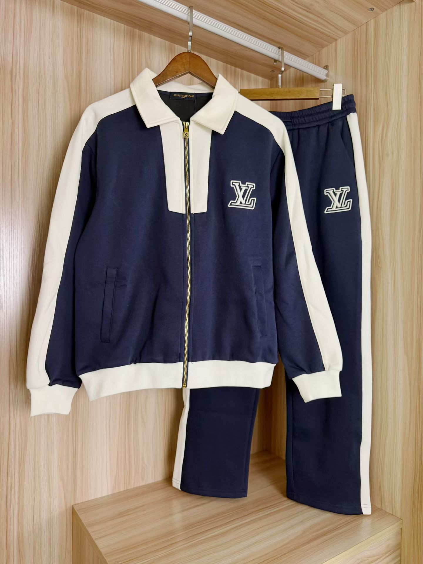 Cheap New Arrivals Louis Vuitton Tracksuits For Men in 212105, $120 USD- [IB212105] - Replica Louis Vuitton Tracksuits for Men