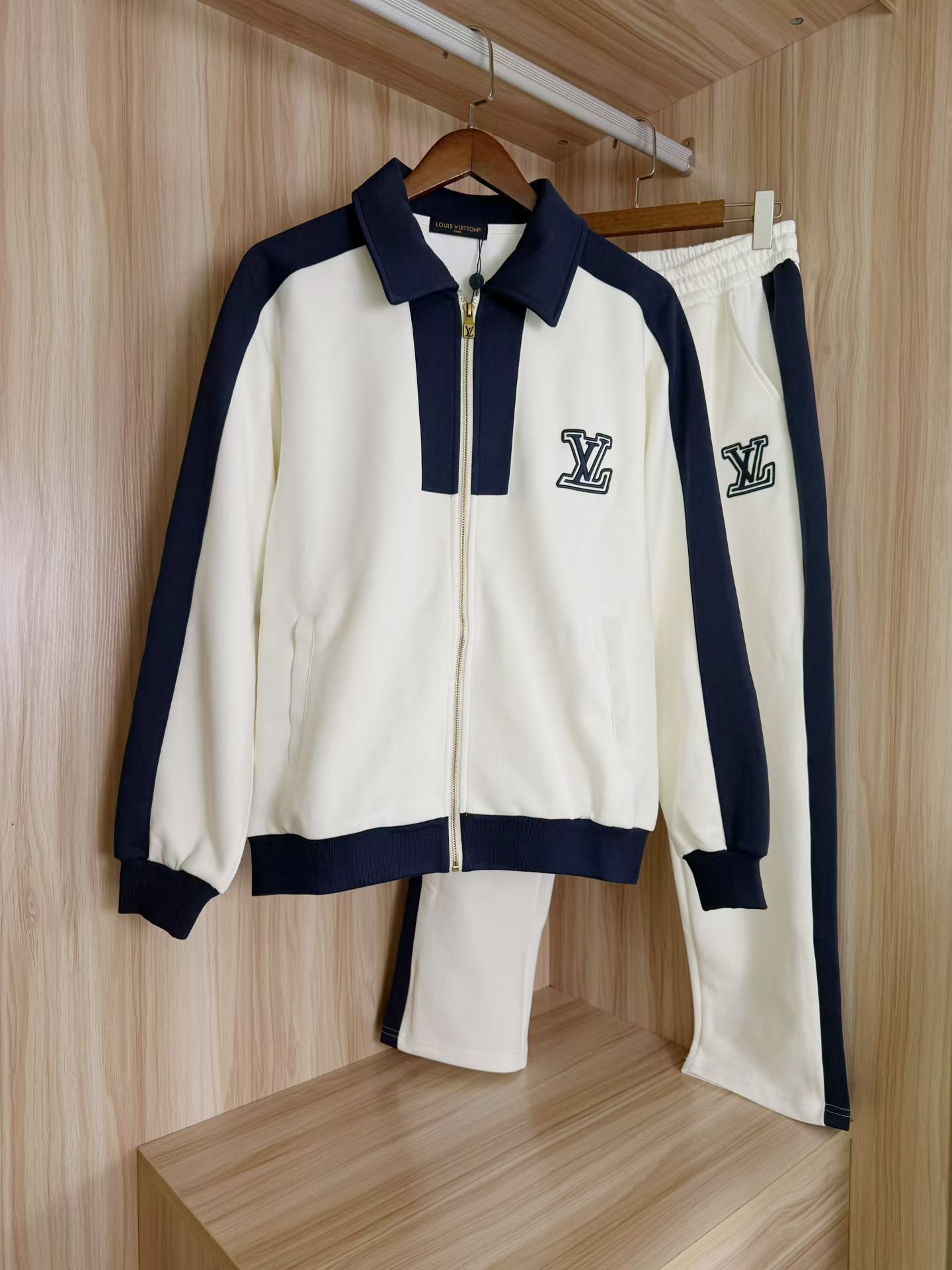 Cheap New Arrivals Louis Vuitton Tracksuits For Men in 212106, $120 USD- [IB212106] - Replica Louis Vuitton Tracksuits for Men