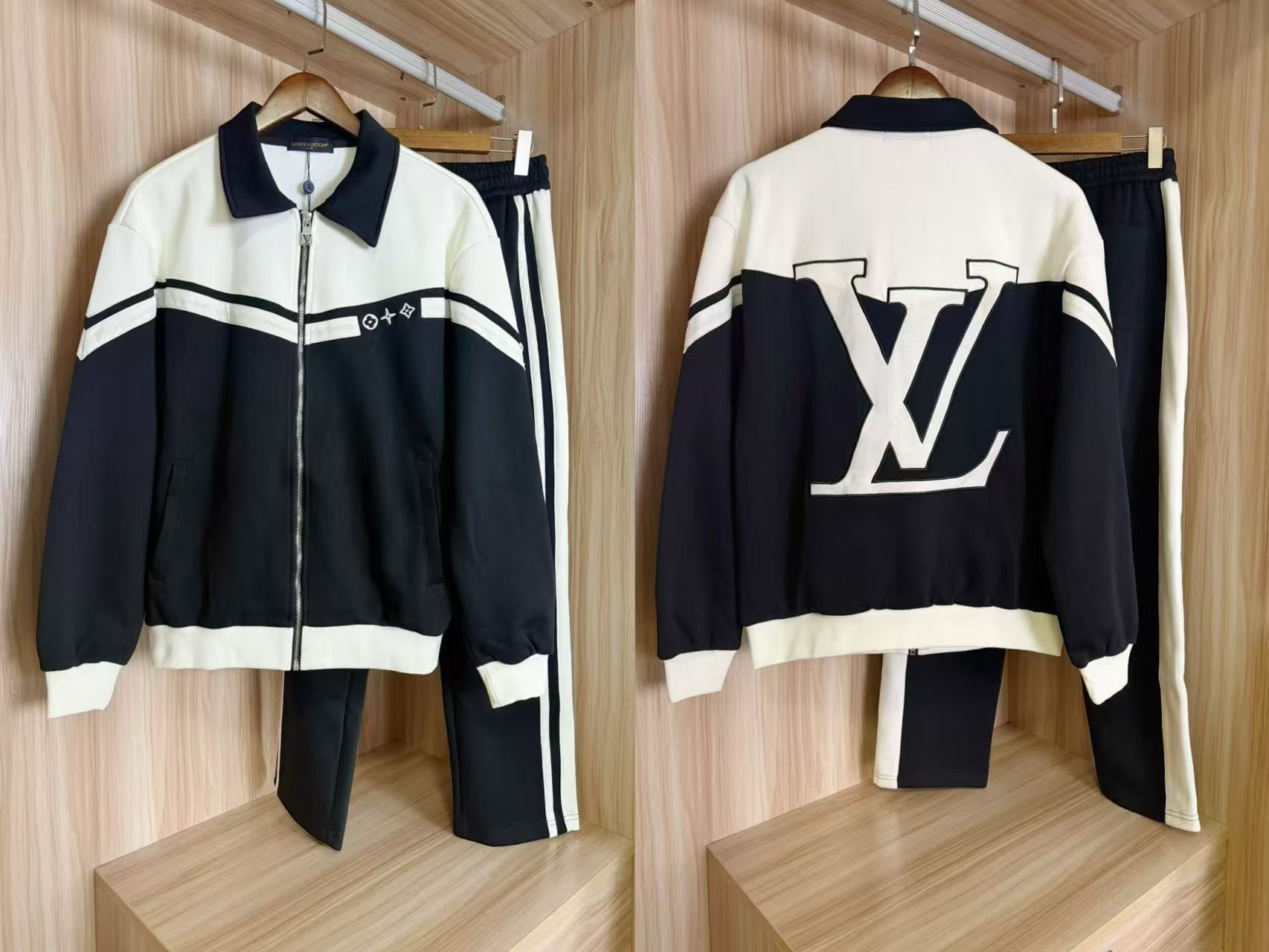Cheap New Arrivals Louis Vuitton Tracksuits For Men in 212107, $120 USD- [IB212107] - Replica Louis Vuitton Tracksuits for Men