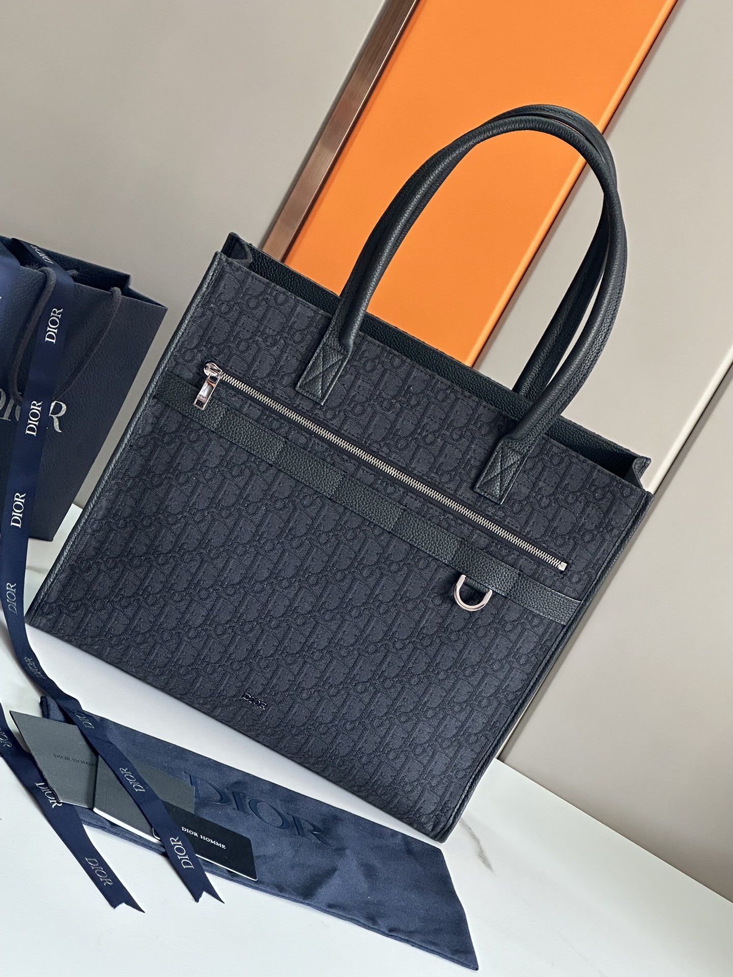 Cheap New Dior AAA-Class Men's Briefcase in 212118, $250 USD- [IB212118] - Replica Dior AAA quality Bags For Men
