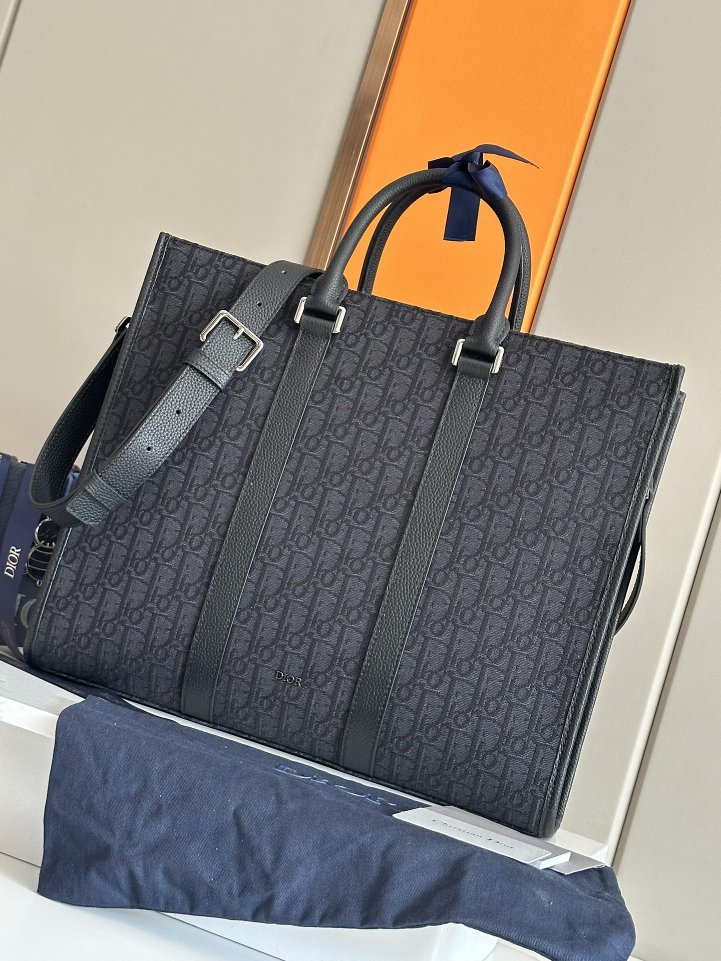 Cheap New Dior AAA-Class Men's Briefcase in 212119, $110 USD- [IB212119] - Replica Dior AAA quality Bags For Men