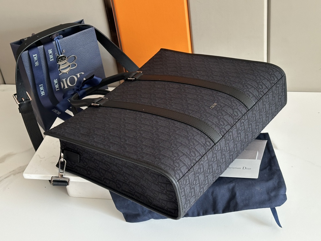 Cheap New Dior AAA-Class Men's Briefcase in 212119, $110 USD- [IB212119] - Replica Dior AAA quality Bags For Men