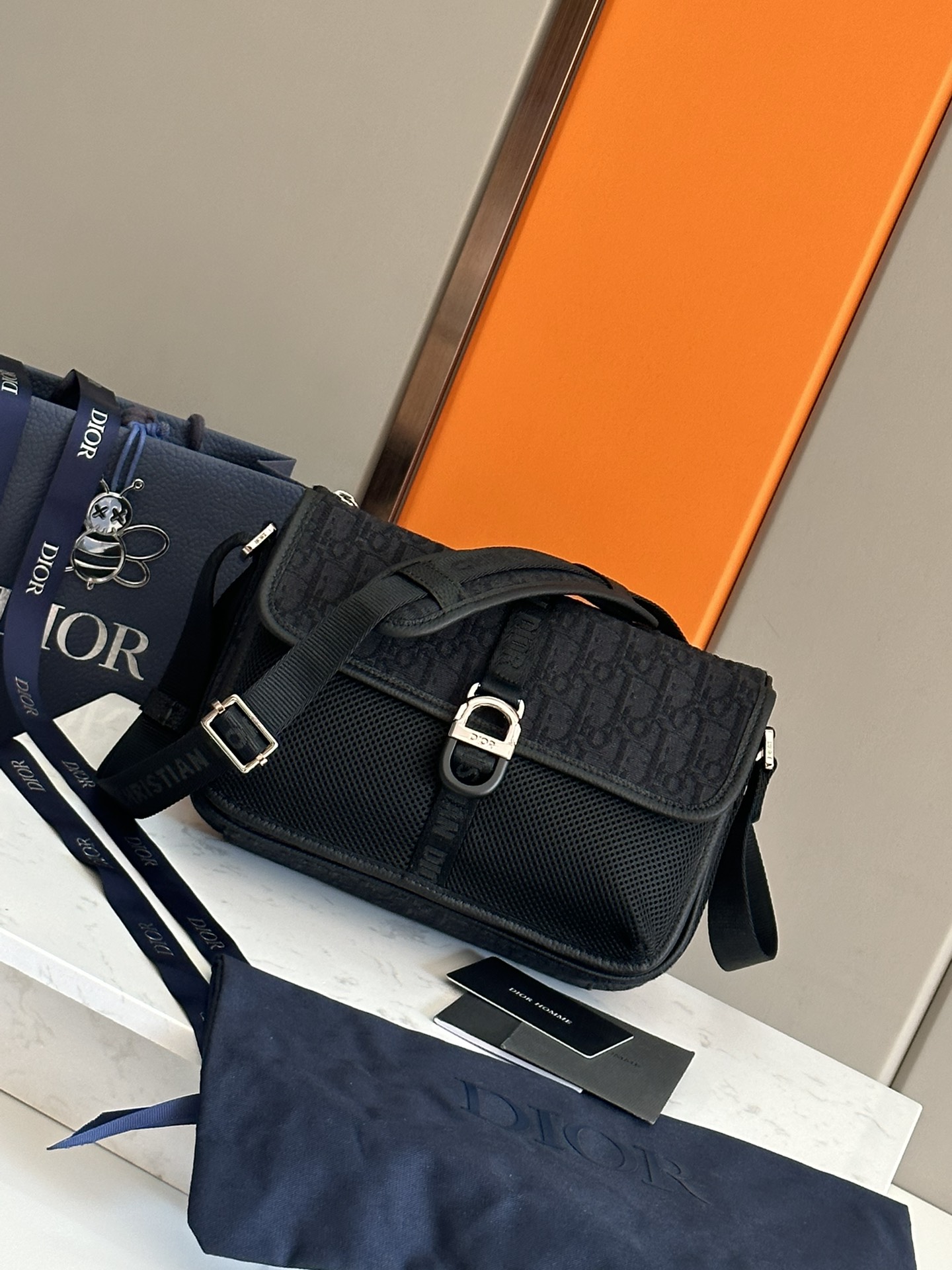 Cheap New Dior AAA-level men's crossbody bag in 212126, $95 USD- [IB212126] - Replica Dior AAA quality Bags For Men