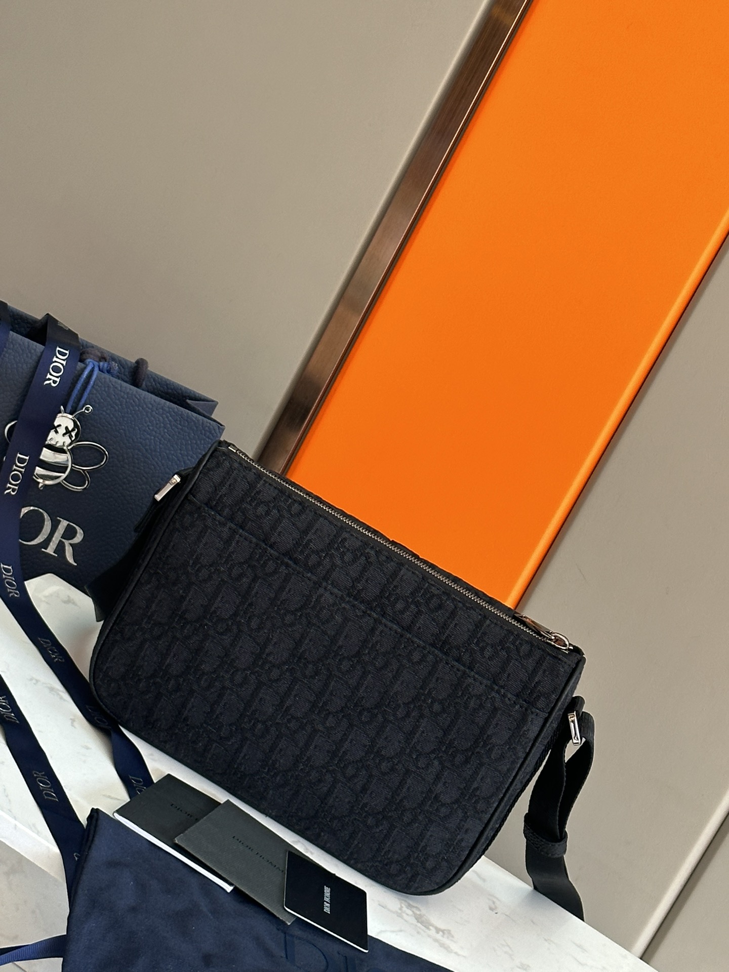 Cheap New Dior AAA-level men's crossbody bag in 212126, $95 USD- [IB212126] - Replica Dior AAA quality Bags For Men