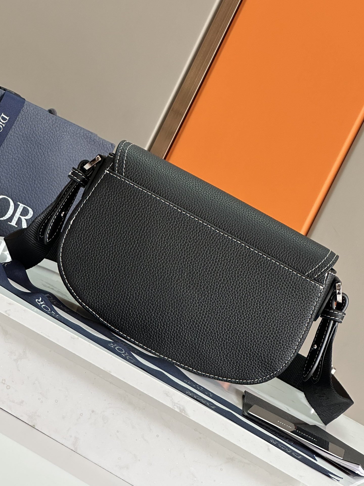 Cheap New Dior AAA-level men's crossbody bag in 212127, $95 USD- [IB212127] - Replica Dior AAA quality Bags For Men