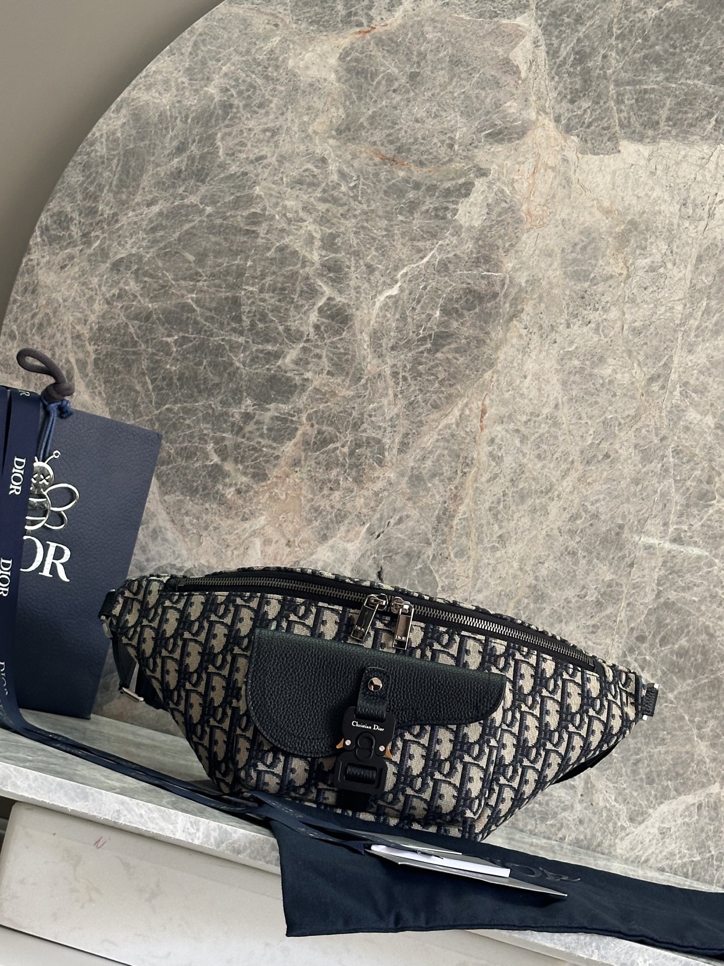Cheap New Dior AAA-Class Men's Waist Bag in 212129, $95 USD- [IB212129] - Replica Dior AAA quality Bags For Men