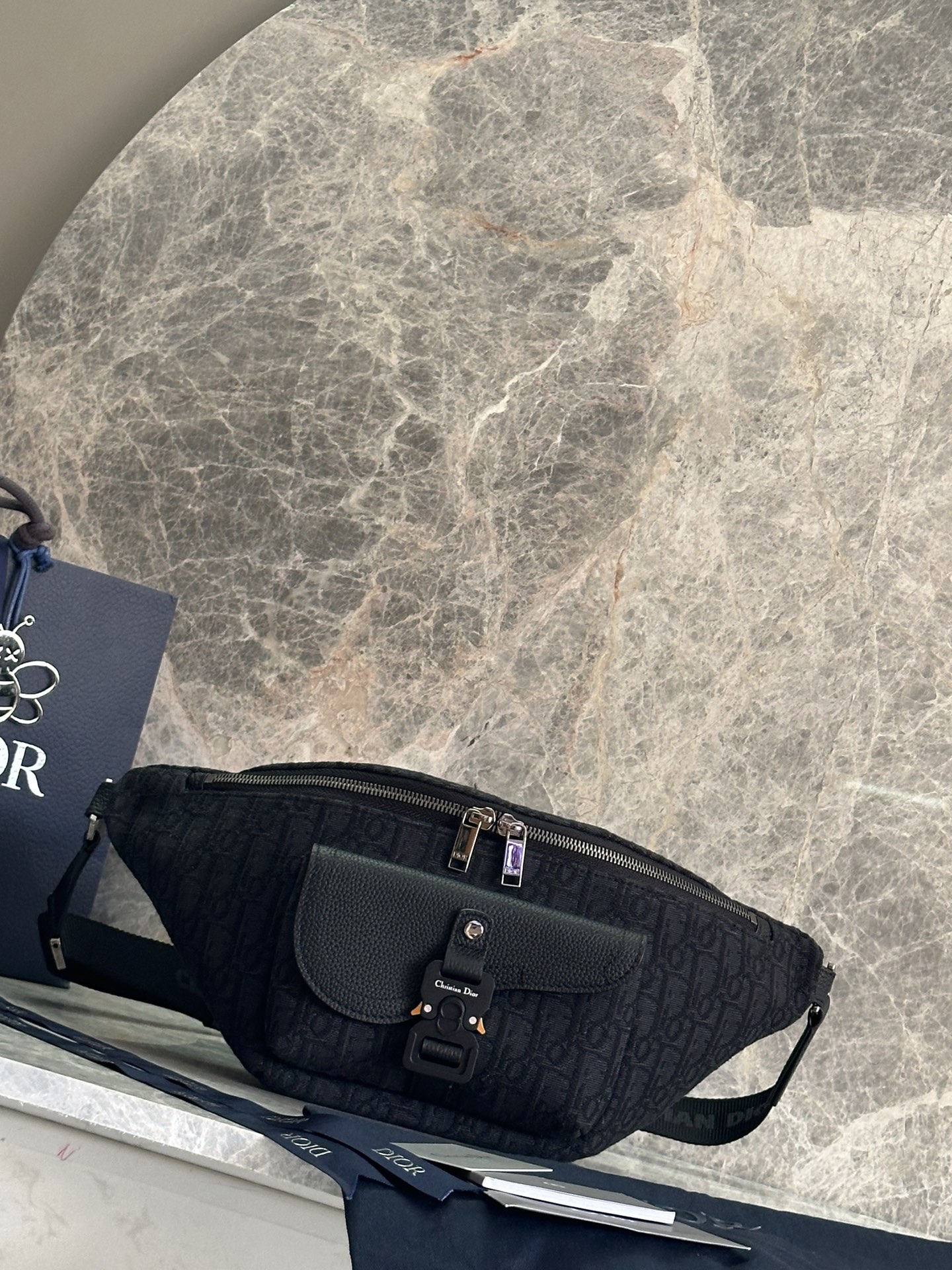 Cheap New Dior AAA-Class Men's Waist Bag in 212130, $95 USD- [IB212130] - Replica Dior AAA quality Bags For Men
